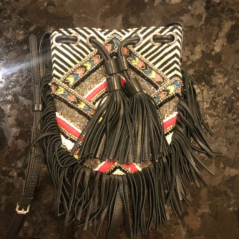 Rebecca Minkoff Wonder Fringe Crossbody Bag Womens - Picture 2 of 6